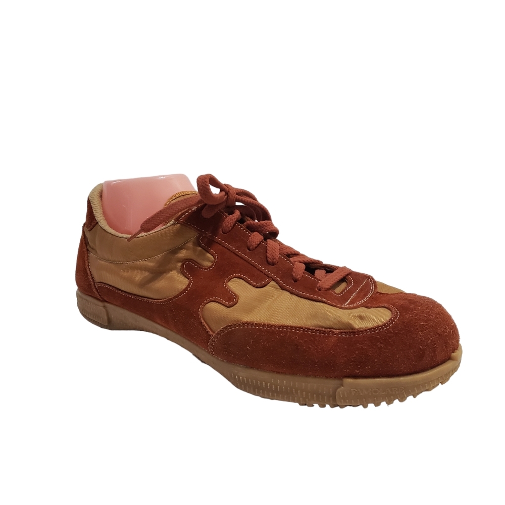 Famolare 1970s Famolare Brown Suede Sneakers Shoes 11 M
